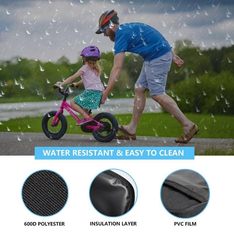 MATTISAM Kids Bike Handlebar Bag with Phone Mount and Cooler - Front Bike Basket for Toddler Kids Girls Boys Scooter and Men Women Road Mountain Bicycle - Image 5